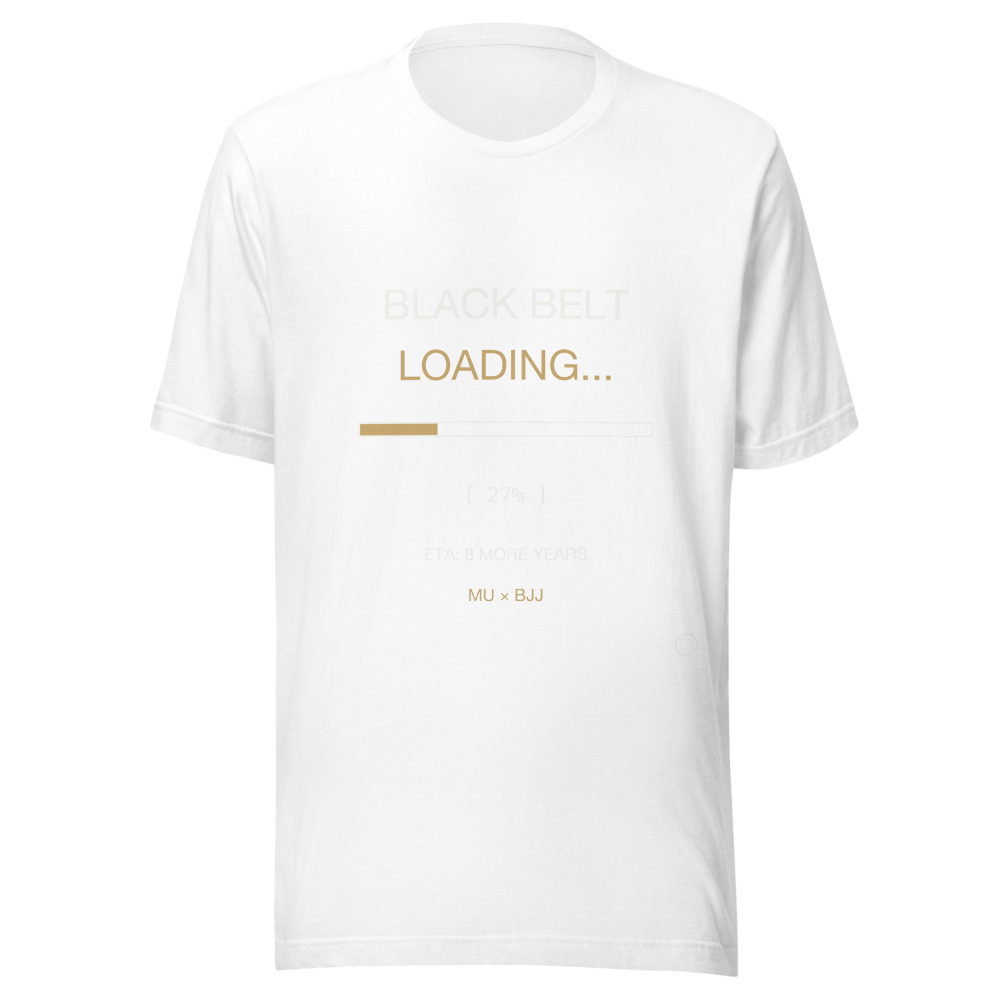 BLACK BELT LOADING... Tee · White