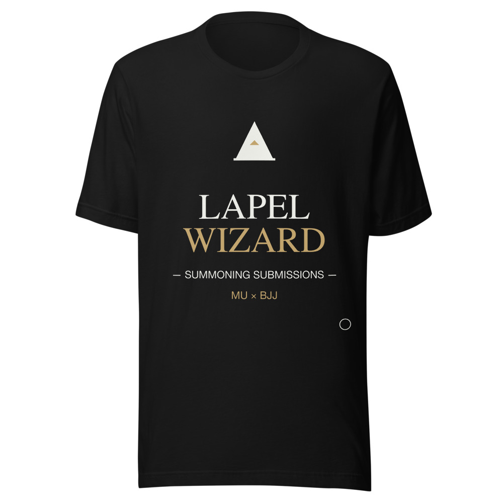 LAPEL WIZARD Tee · Black