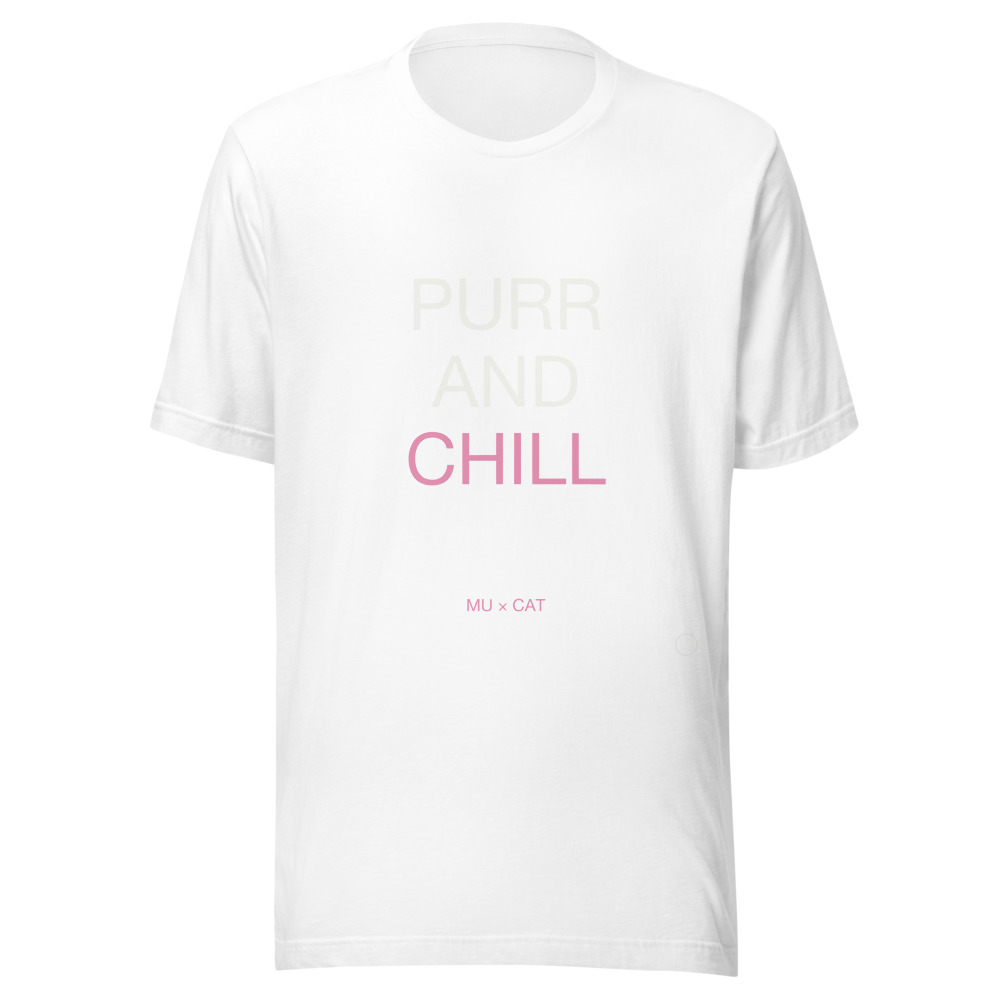 PURR CHILL Tee White