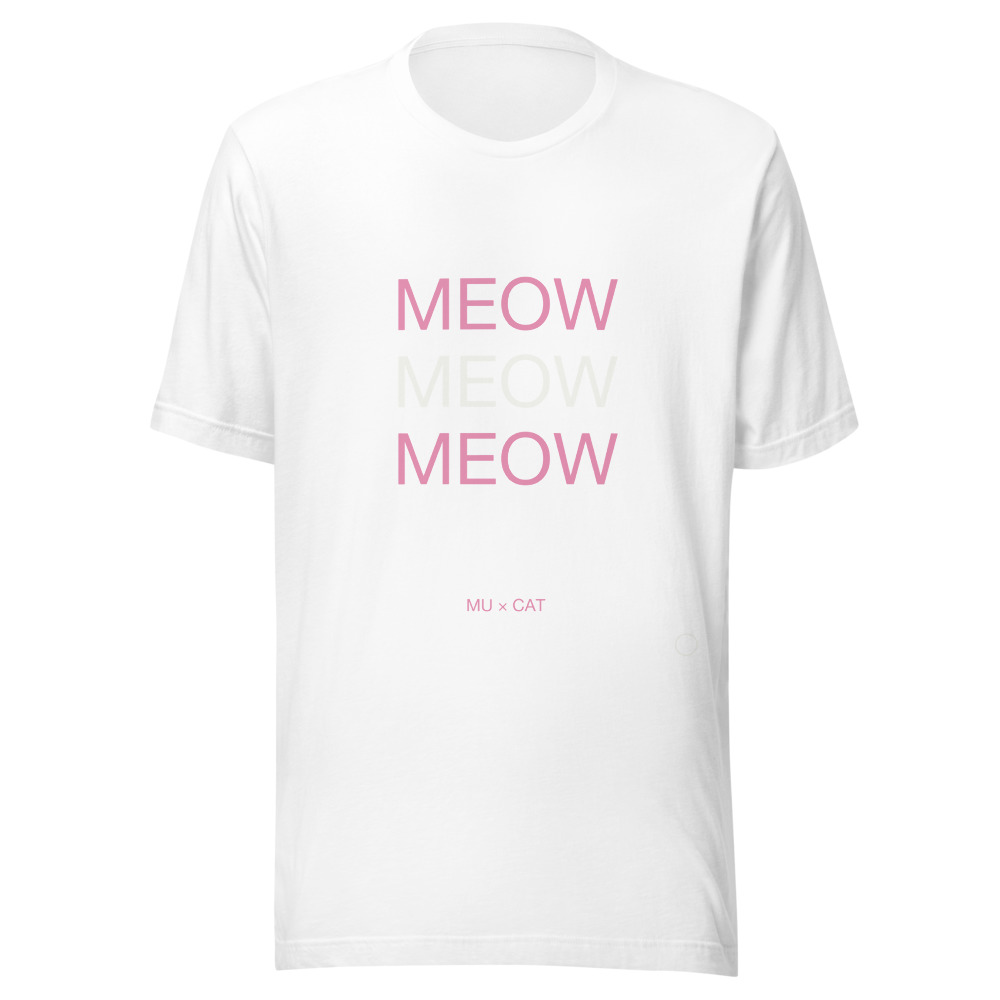 MEOW Tee White
