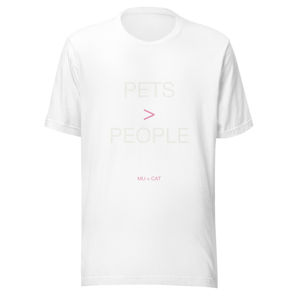 PETS Tee White