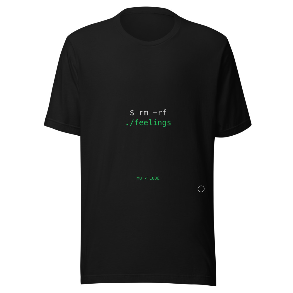 RM FEELINGS Tee Black