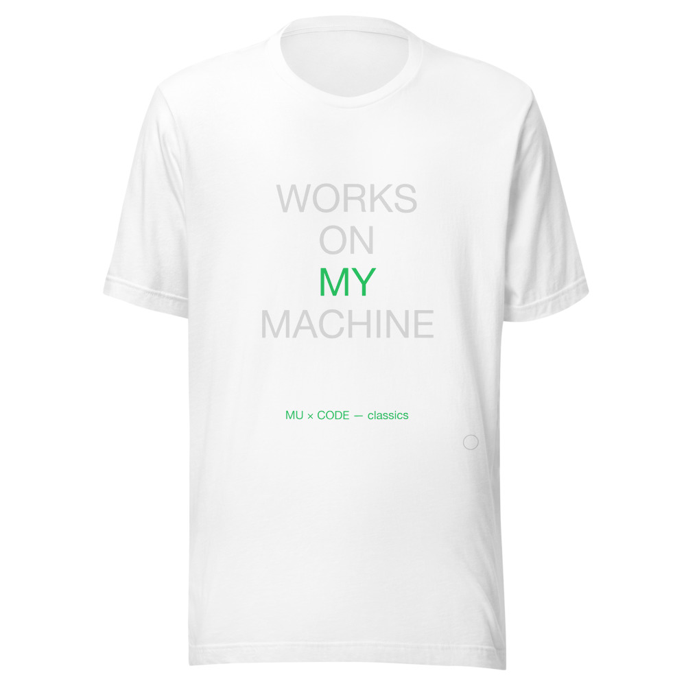 WORKS MACHINE Tee White