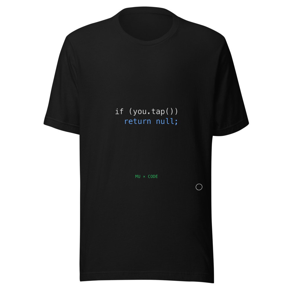 IF TAP Tee Black