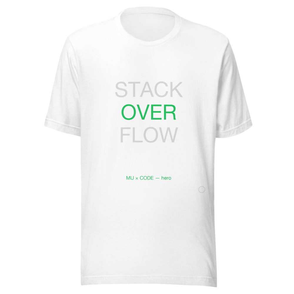 STACKOVERFLOW Tee White