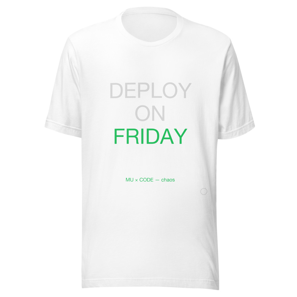 FRIDAY Tee White
