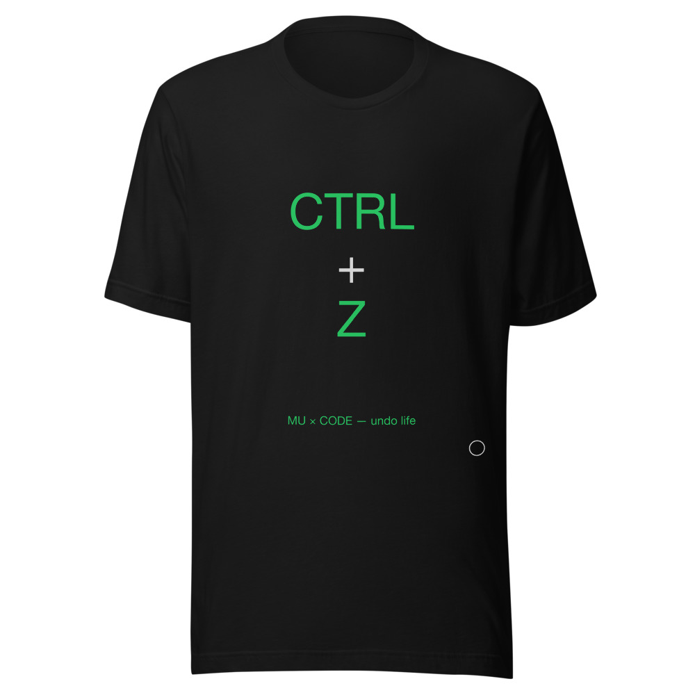 CTRL Z Tee Black