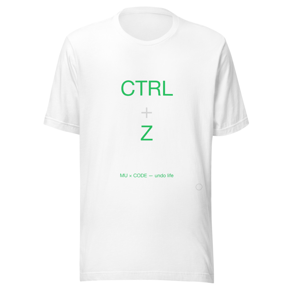 CTRL Z Tee White