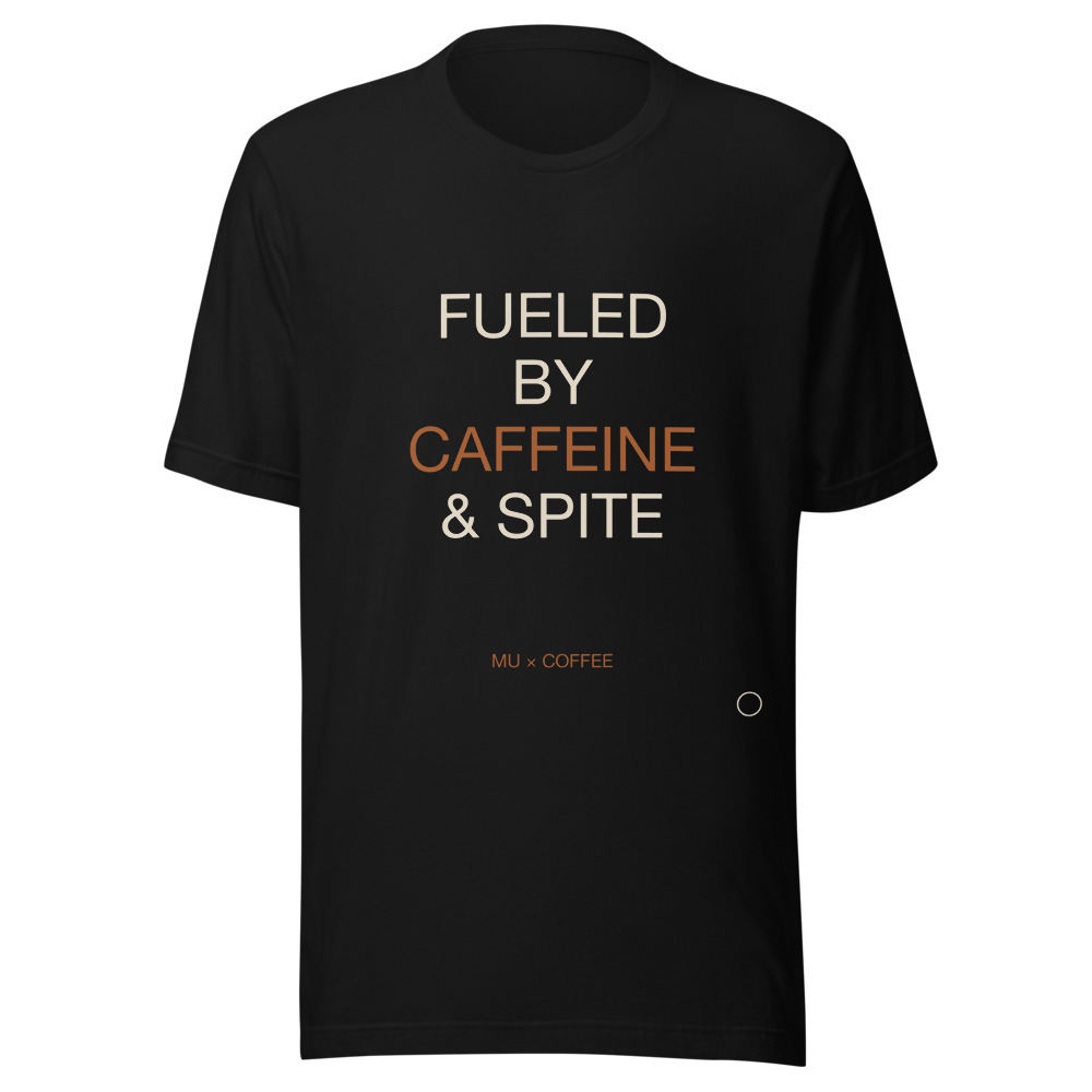 CAFFEINE SPITE Tee Black