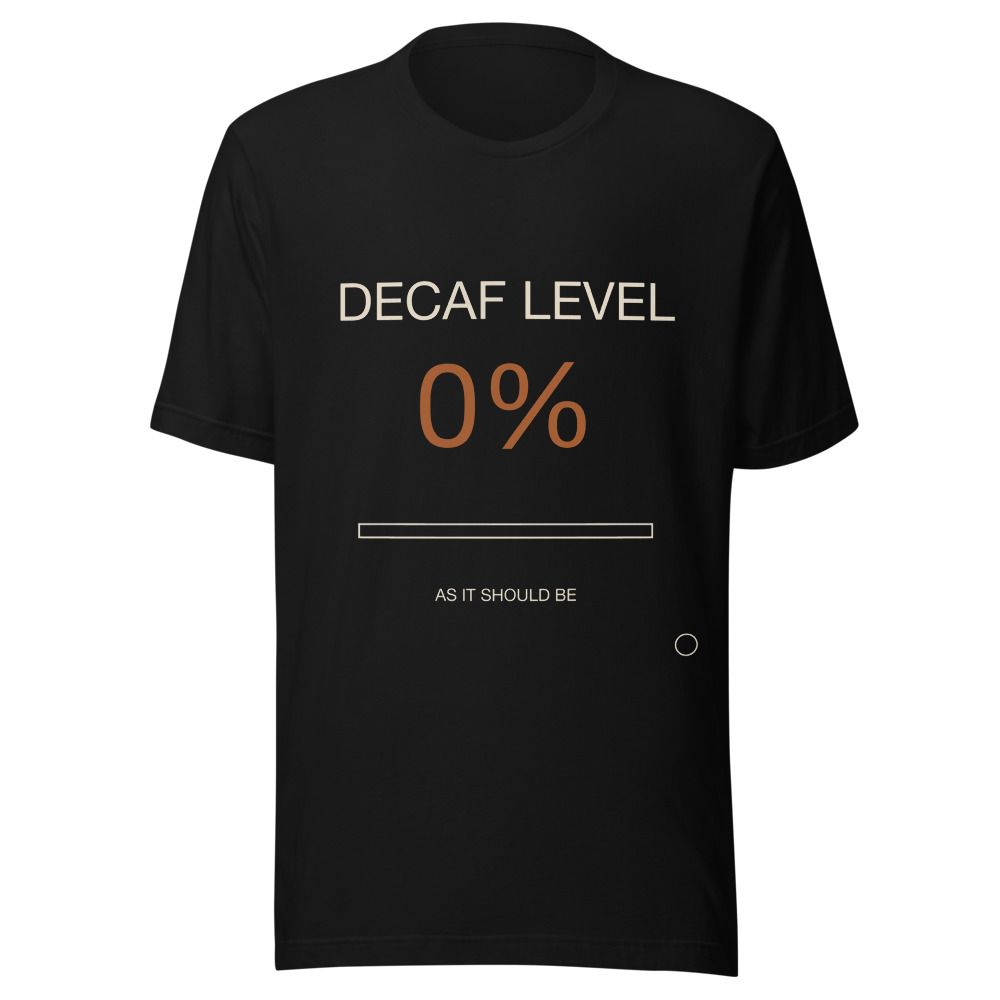 DECAF Tee Black