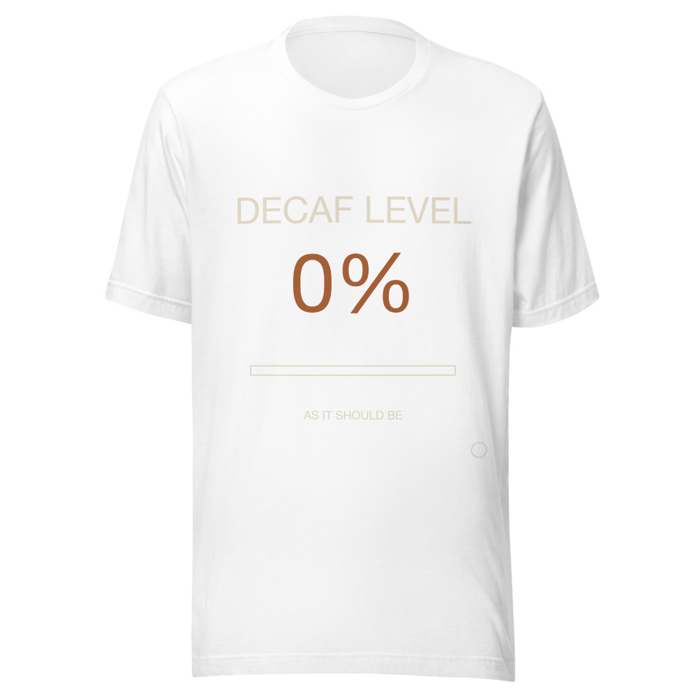 DECAF Tee White