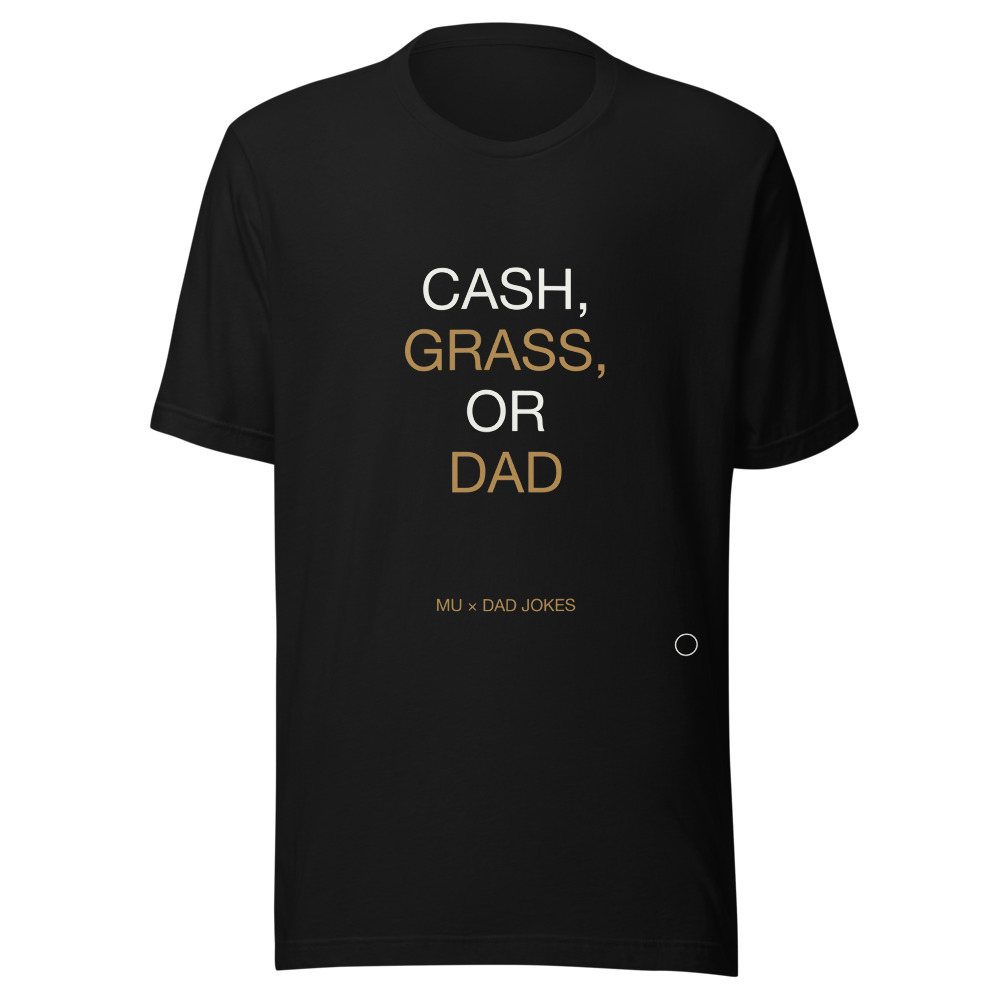 CASH GRASS Tee Black