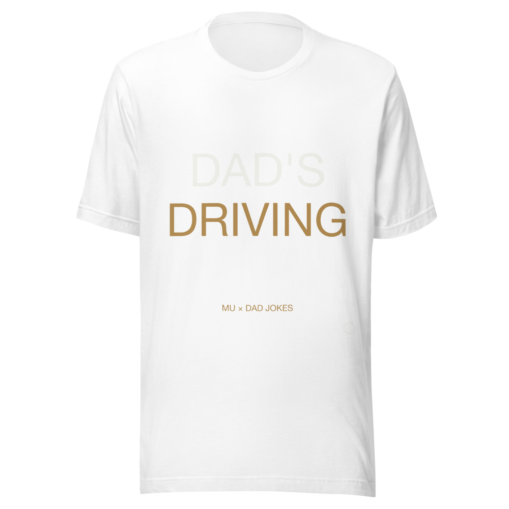 DADS DRIVING Tee White