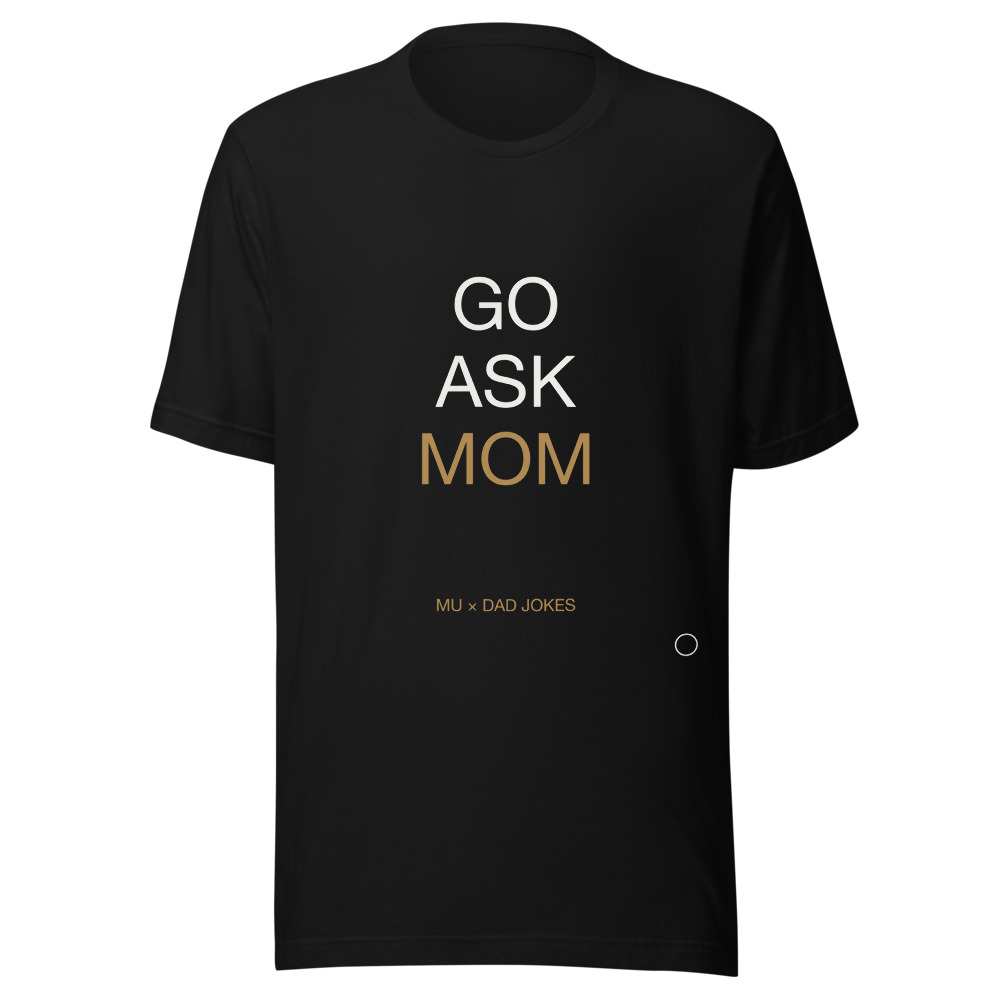 ASK MOM Tee Black
