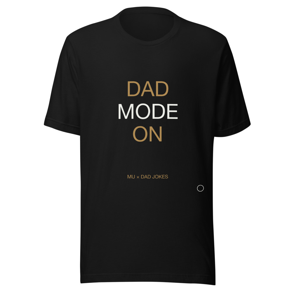 DAD MODE Tee Black