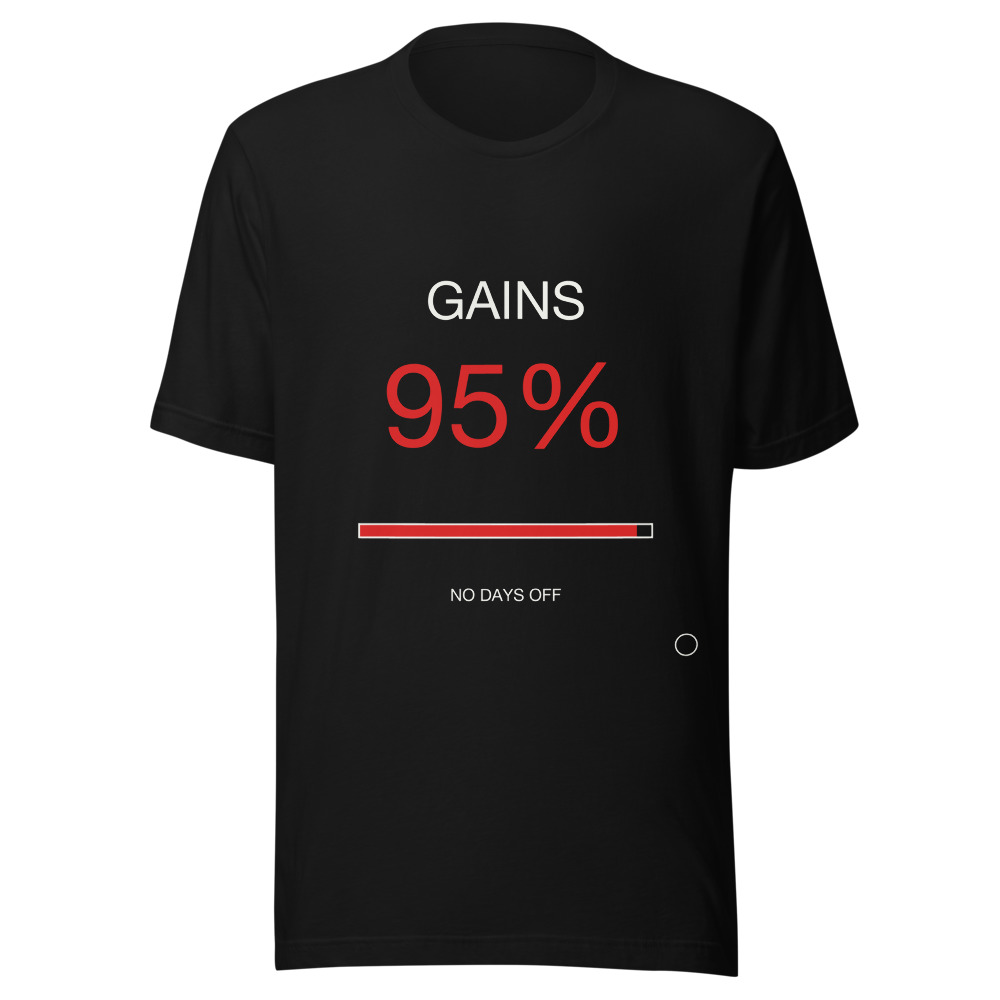 GAINS Tee Black