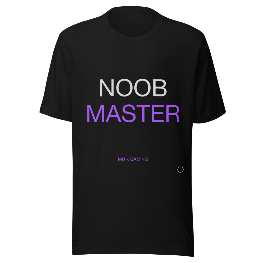 NOOB MASTER Tee Black