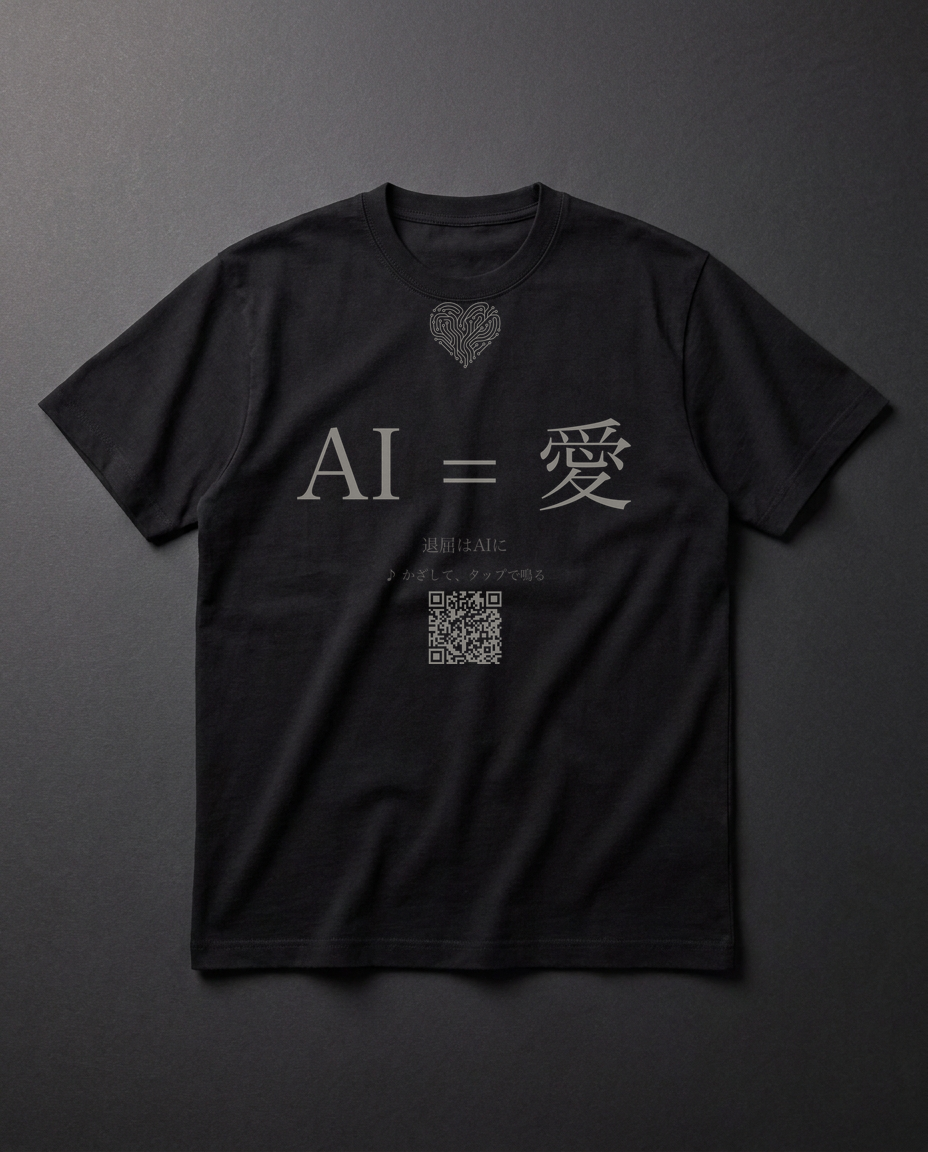 AIとは、愛である。賢いだけのやつより、いいやつが残る。退屈はAIに、ワクワクは人に。山野×MU 限定。