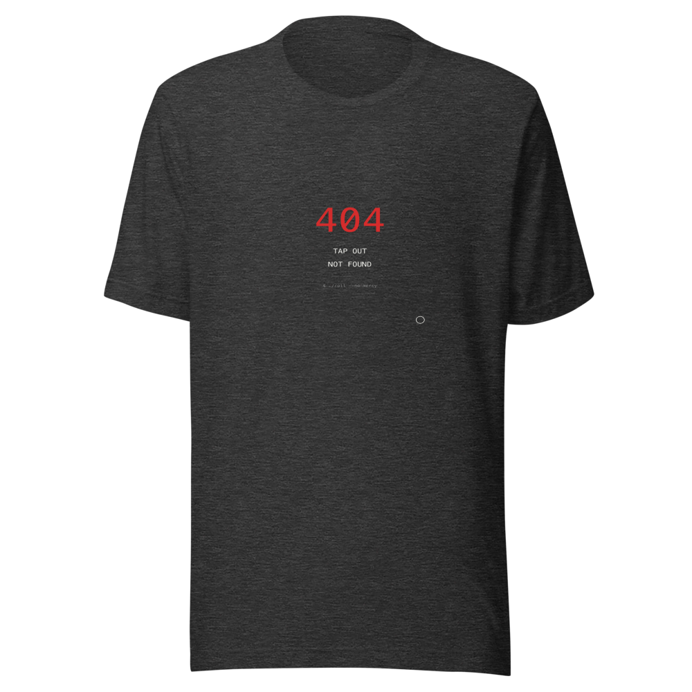 MU × BJJ #02 · TEE DARK HEATHER · 404