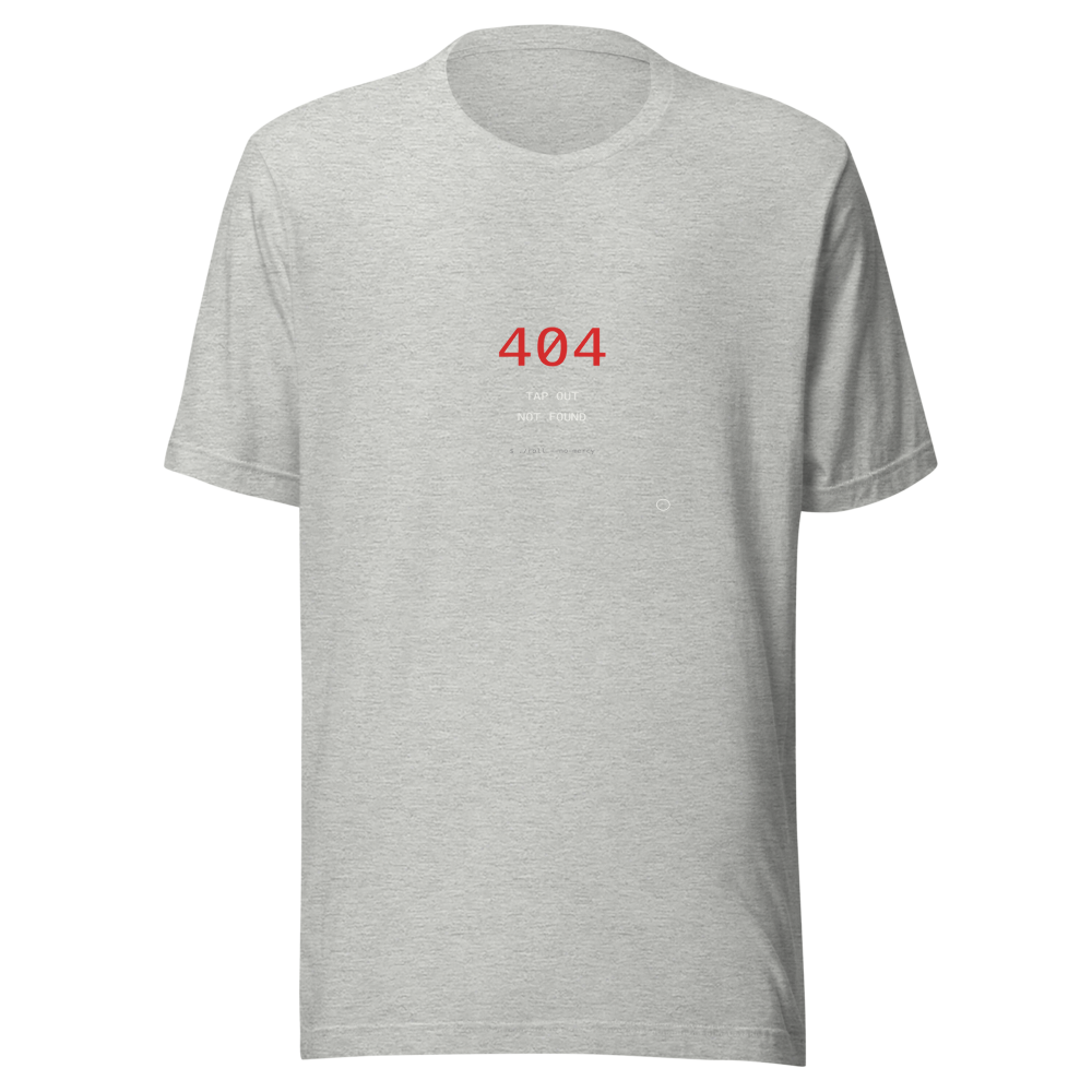MU × BJJ #02 · TEE HEATHER · 404