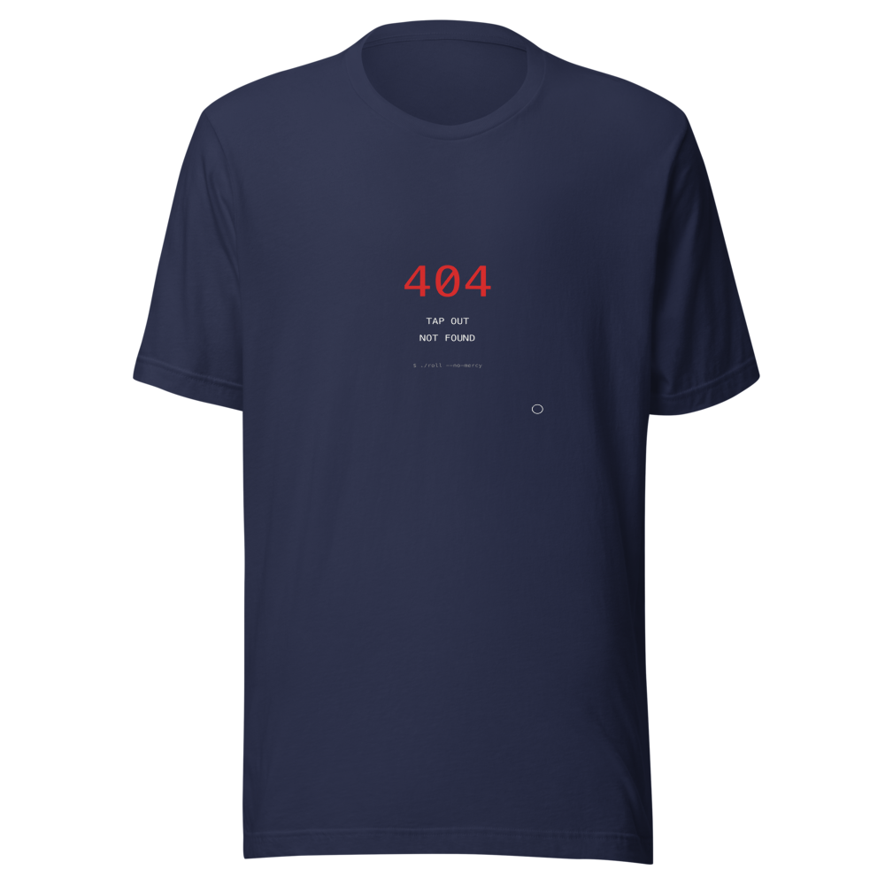 MU × BJJ #02 · TEE NAVY · 404