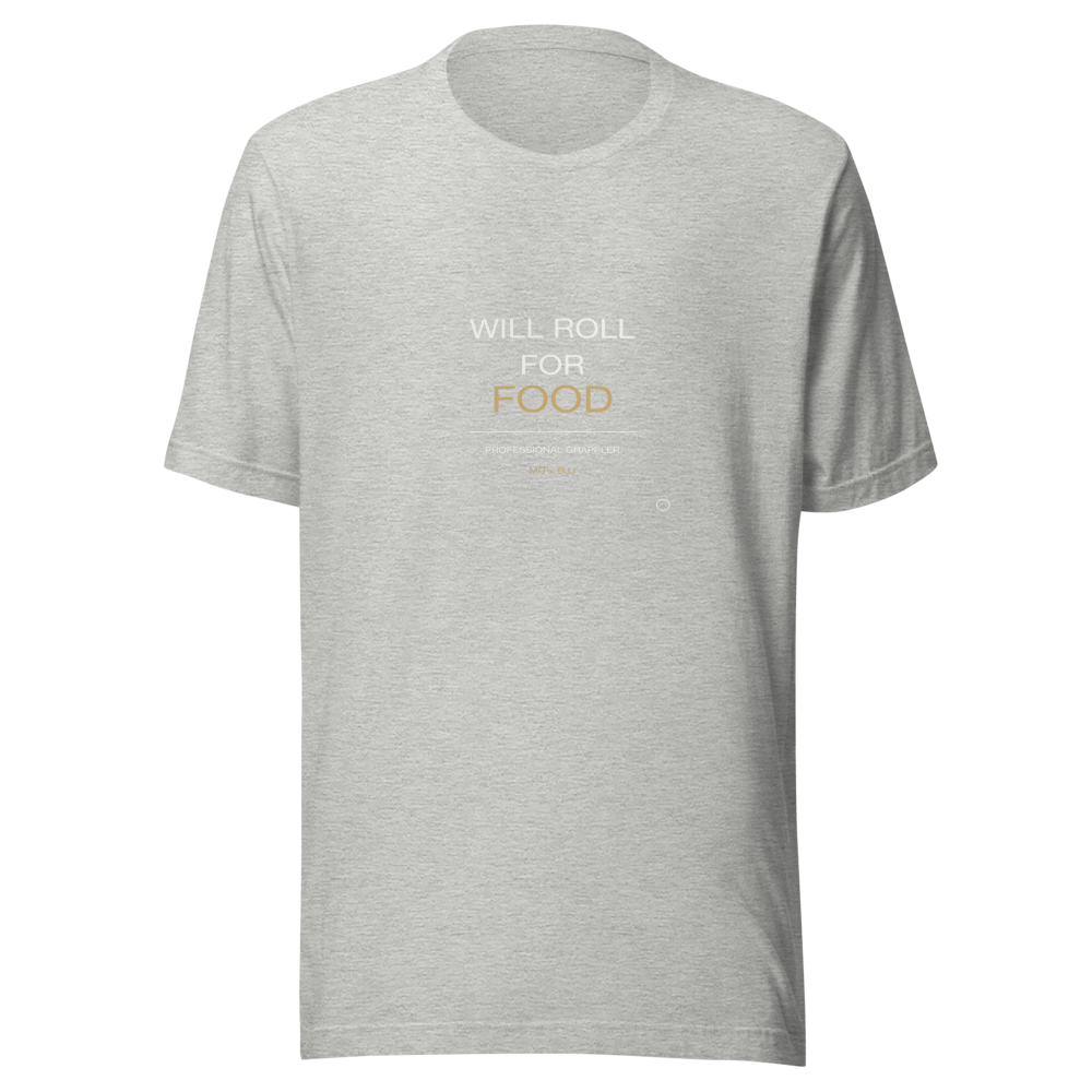 MU × BJJ #03 · TEE HEATHER · WILL ROLL