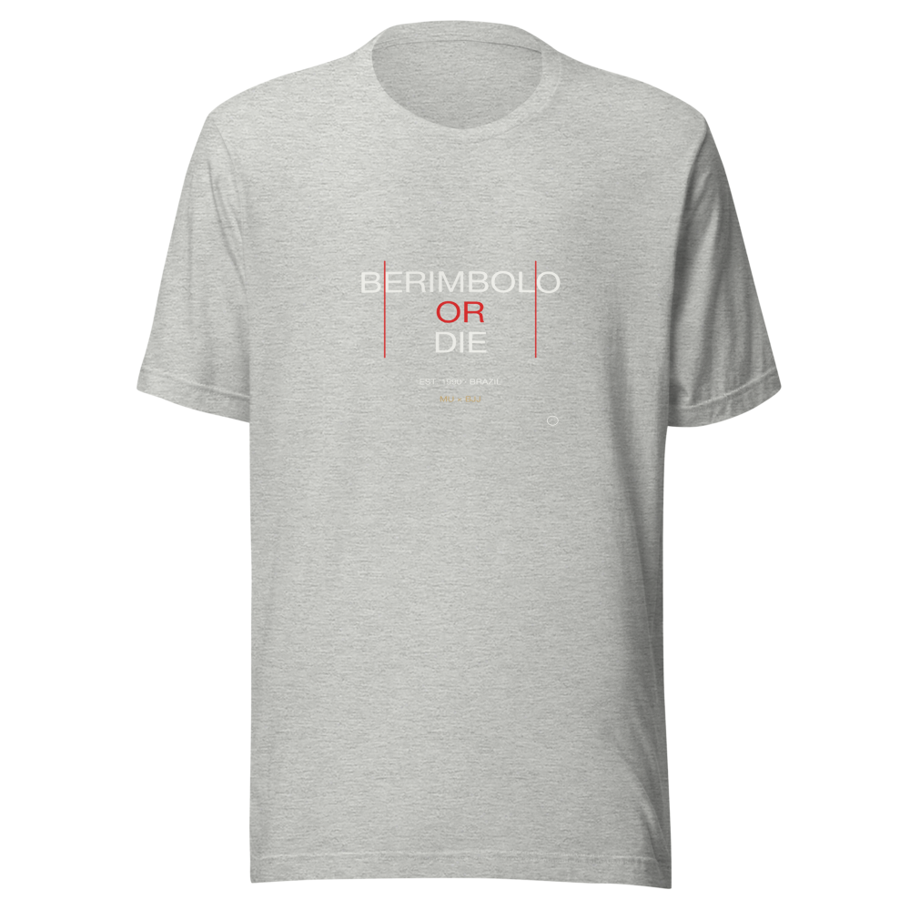 MU × BJJ #06 · TEE HEATHER · BERIMBOLO