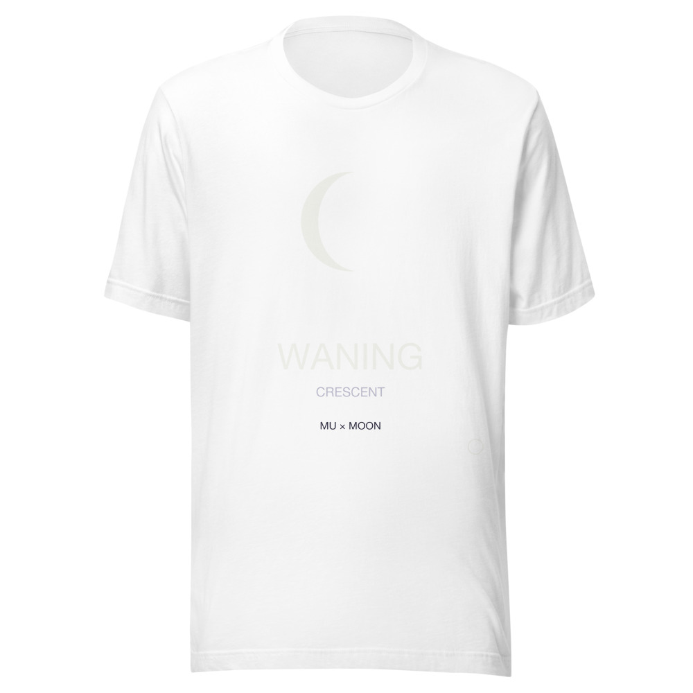 WANING CRESCENT Tee White
