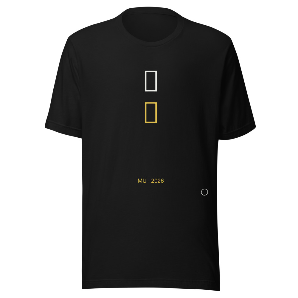MU TSUKI Tee Black