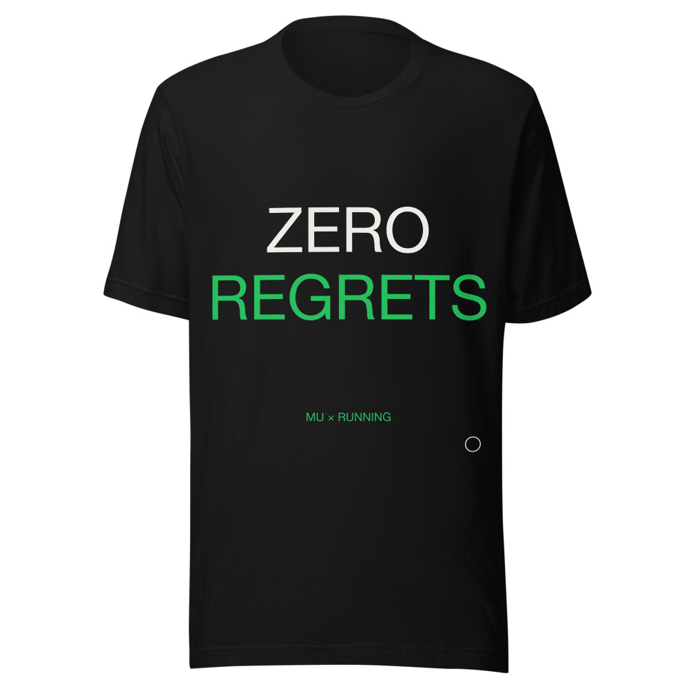 ZERO REGRETS Tee Black
