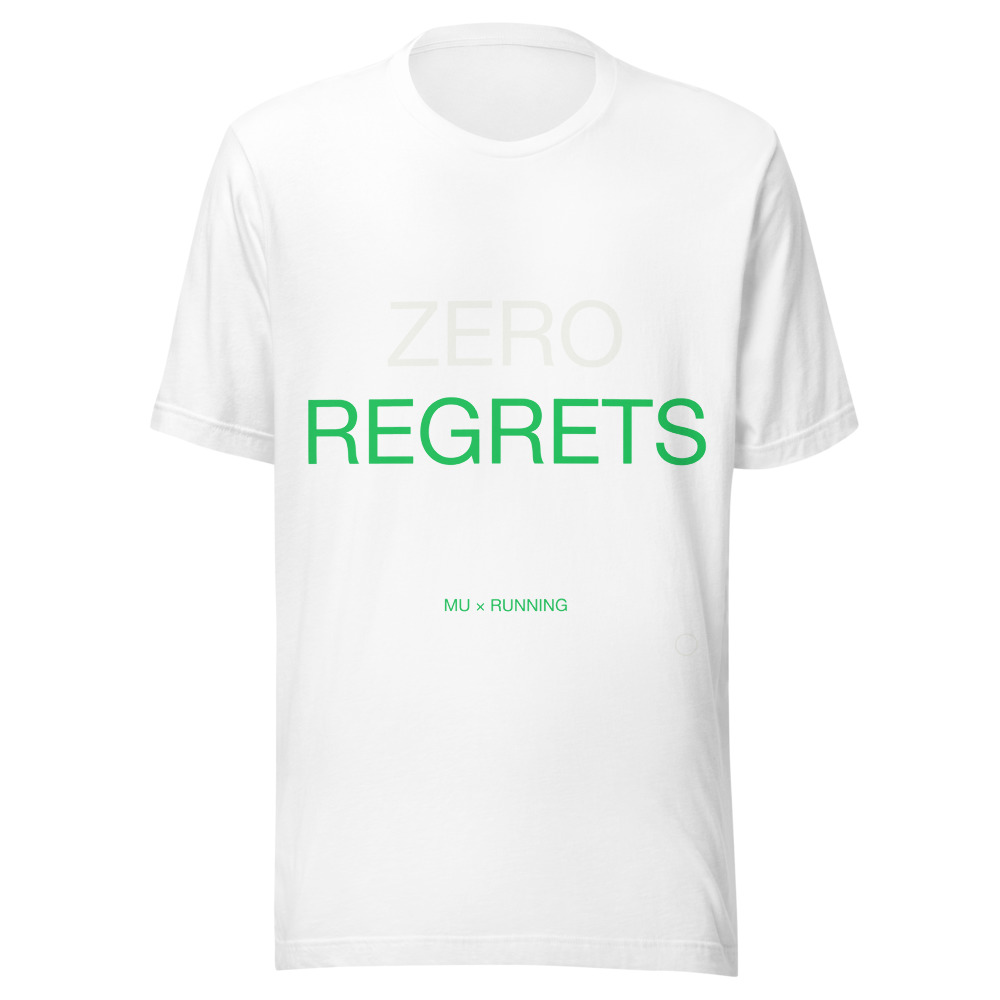 ZERO REGRETS Tee White