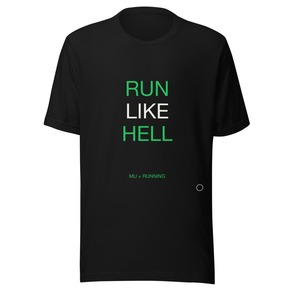RUN HELL Tee Black