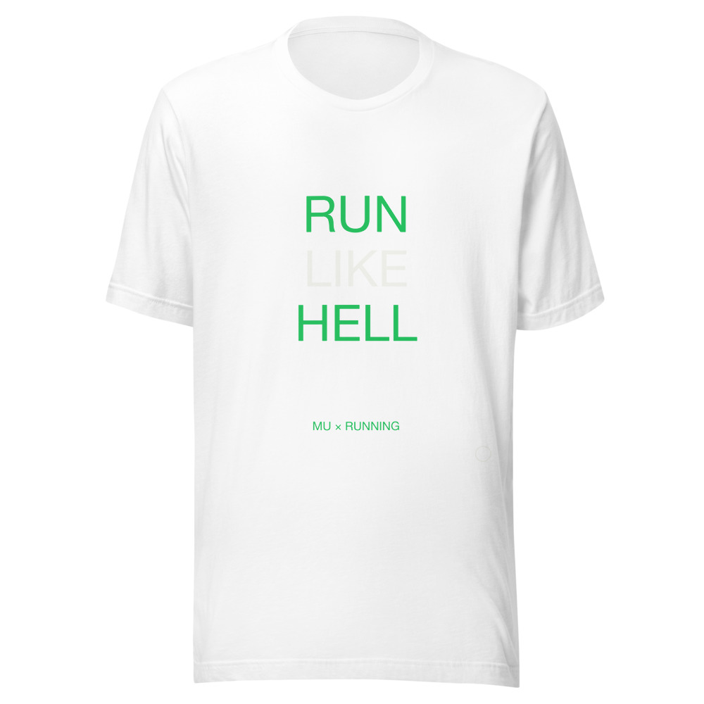 RUN HELL Tee White