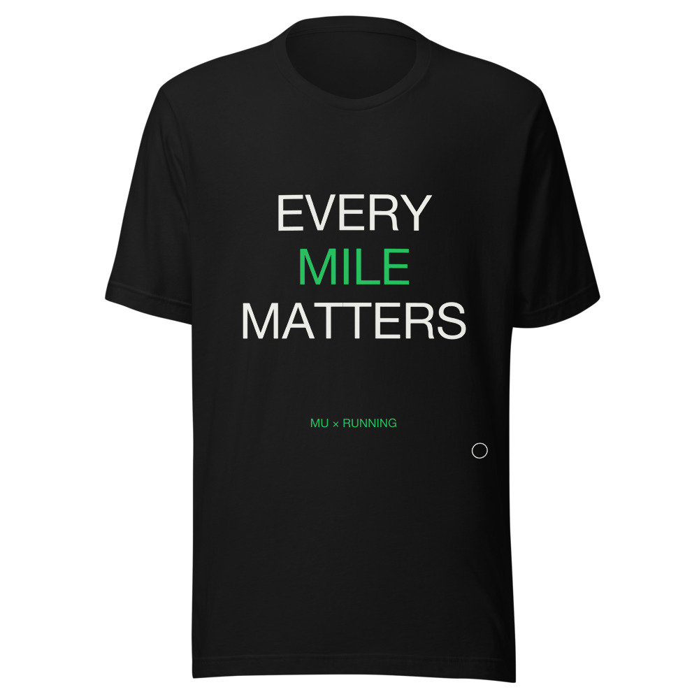 EVERY MILE Tee Black