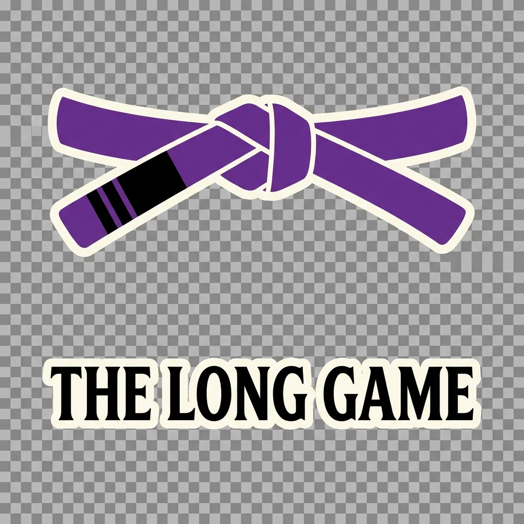 紫帯 Tee — The Long Game
