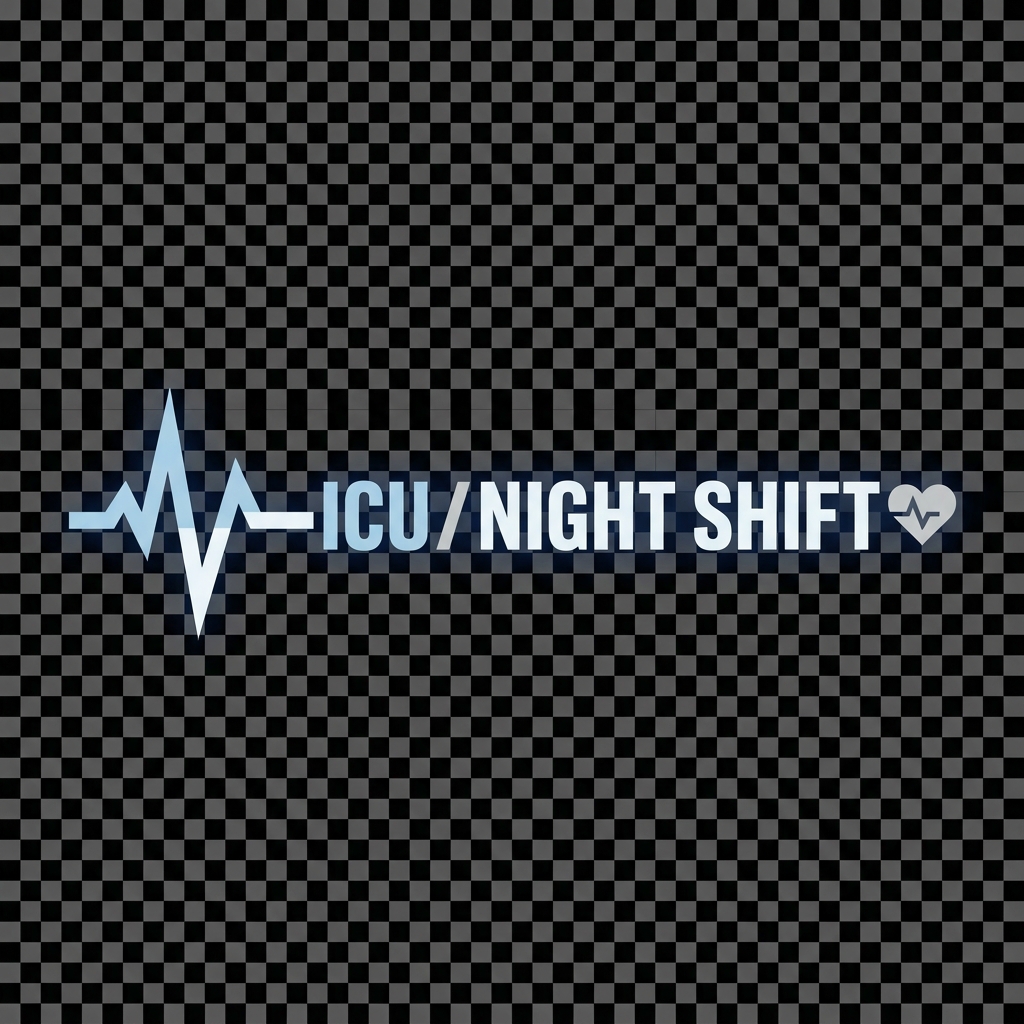 ICU Night Shift Tee 看護師