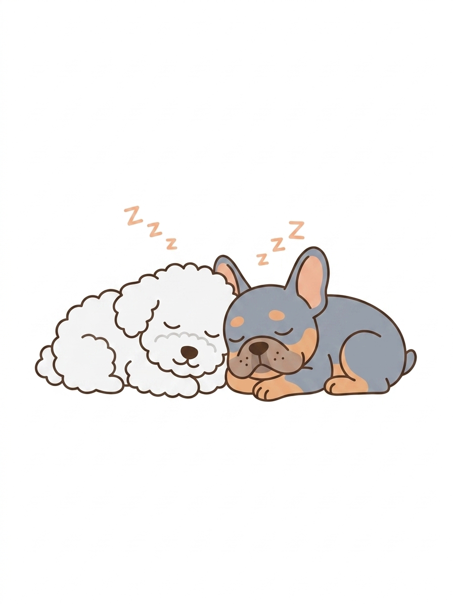 #13 · SLEEPING DUO MUG — 朝のコーヒーに寝顔