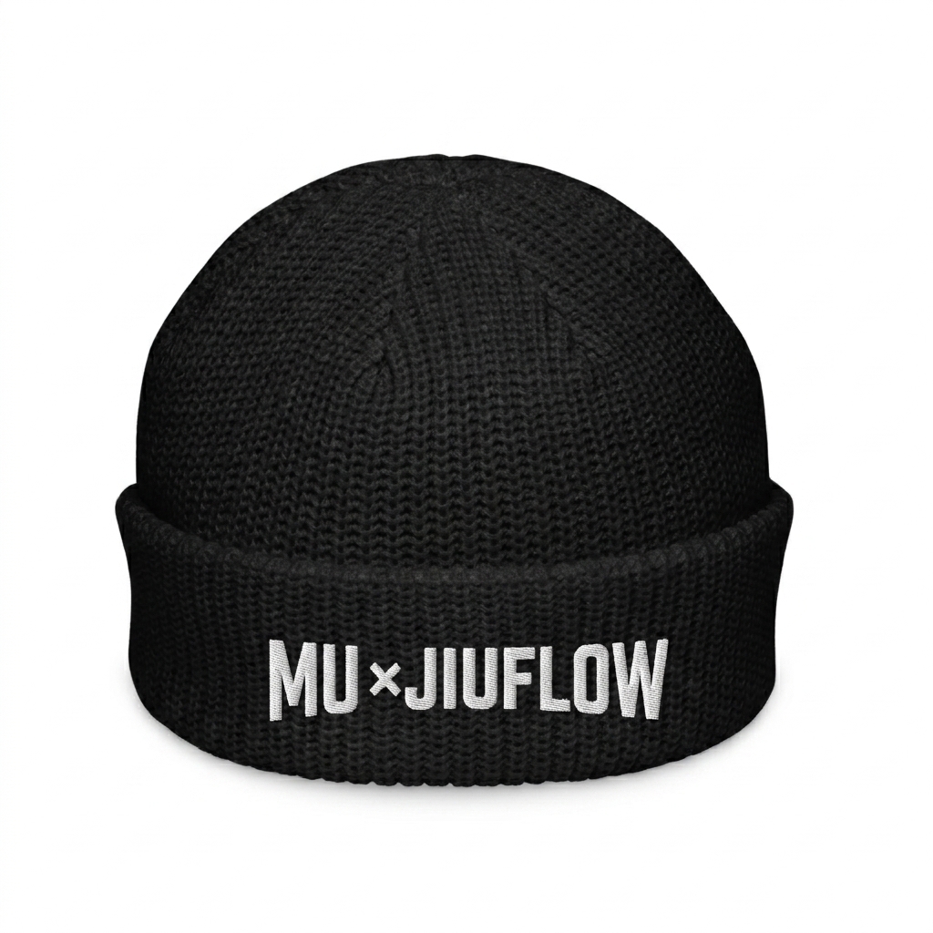 JIUFLOW Fisherman Beanie 刺繍ロゴ — jiuflow