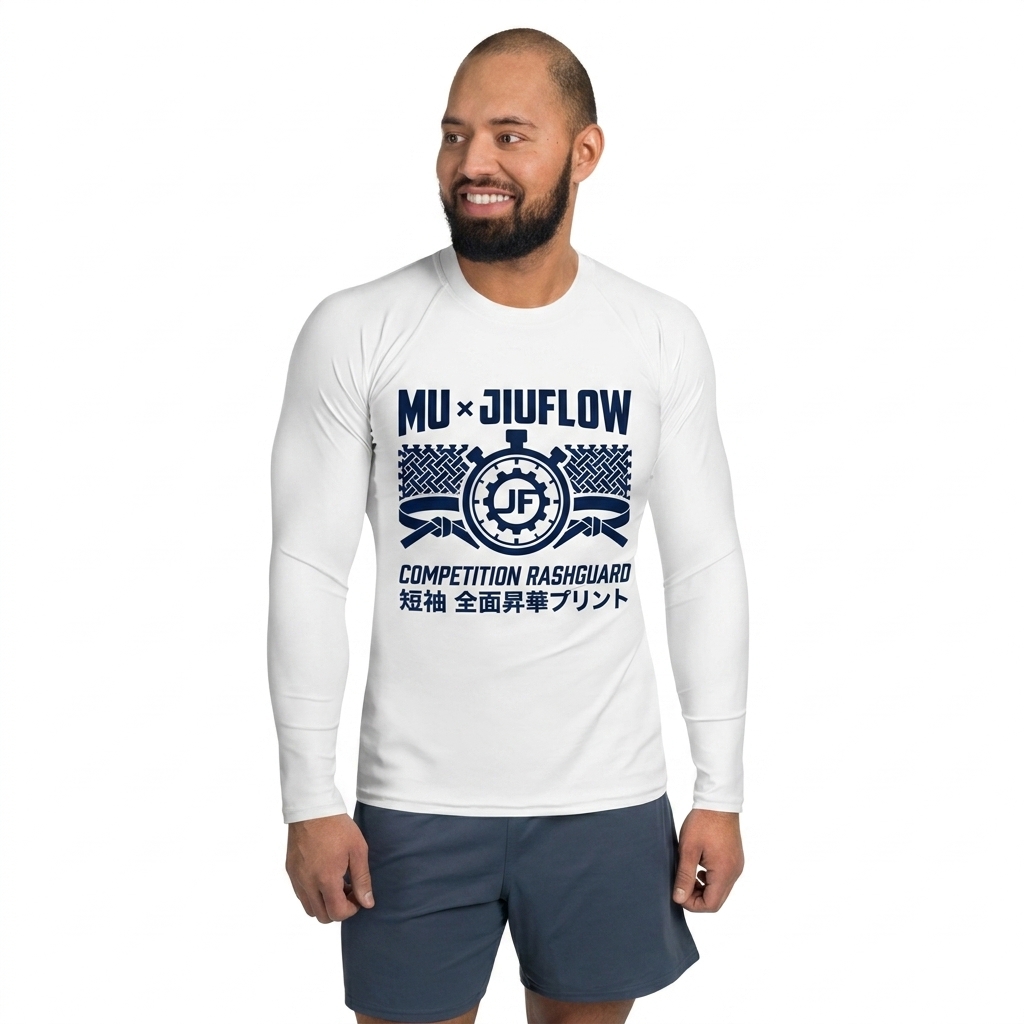 JIUFLOW Competition Rashguard 短袖 全面昇華プリント — jiuflow