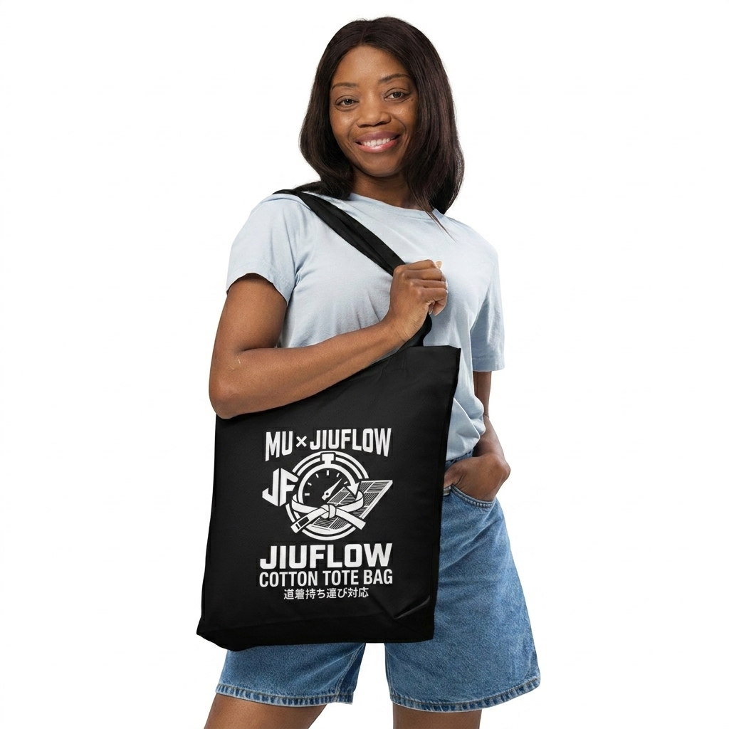 JIUFLOW Cotton Tote Bag 道着持ち運び対応 — jiuflow