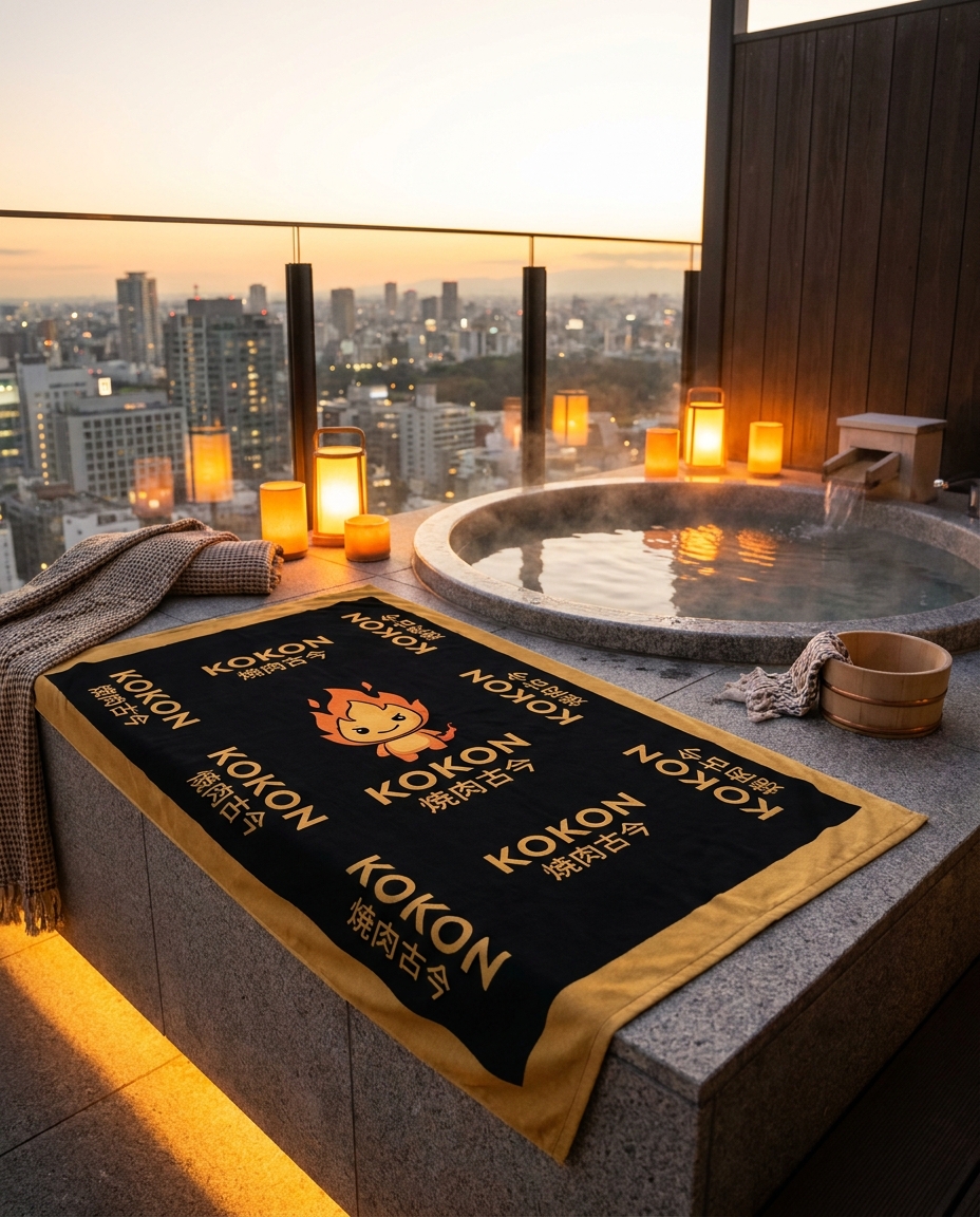 MU × KOKON Beach Towel 着画