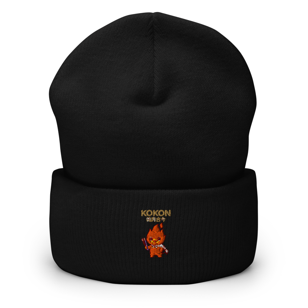MU × KOKON Gold-Thread Beanie モック