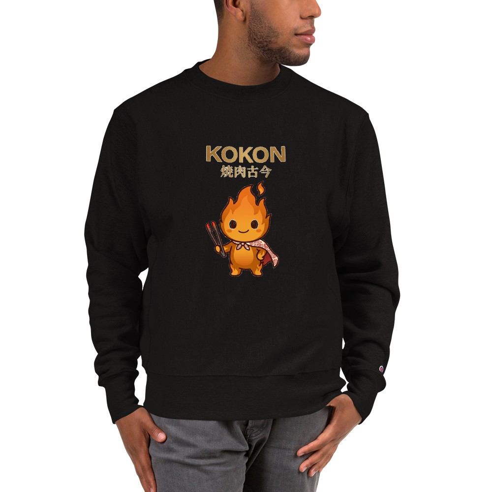 MU × KOKON Champion Crewneck モック