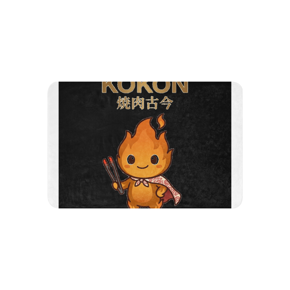 MU × KOKON Sherpa Fleece Blanket モック
