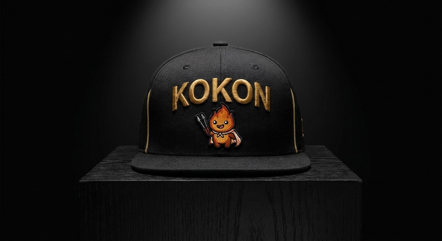 MU × KOKON Gold-Thread Snapback 着画