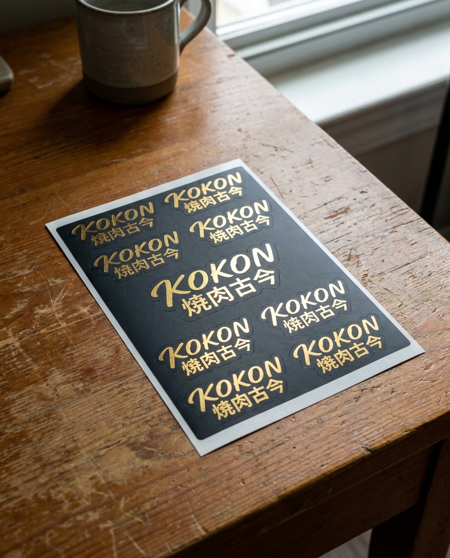MU × KOKON Sticker Sheet 着画