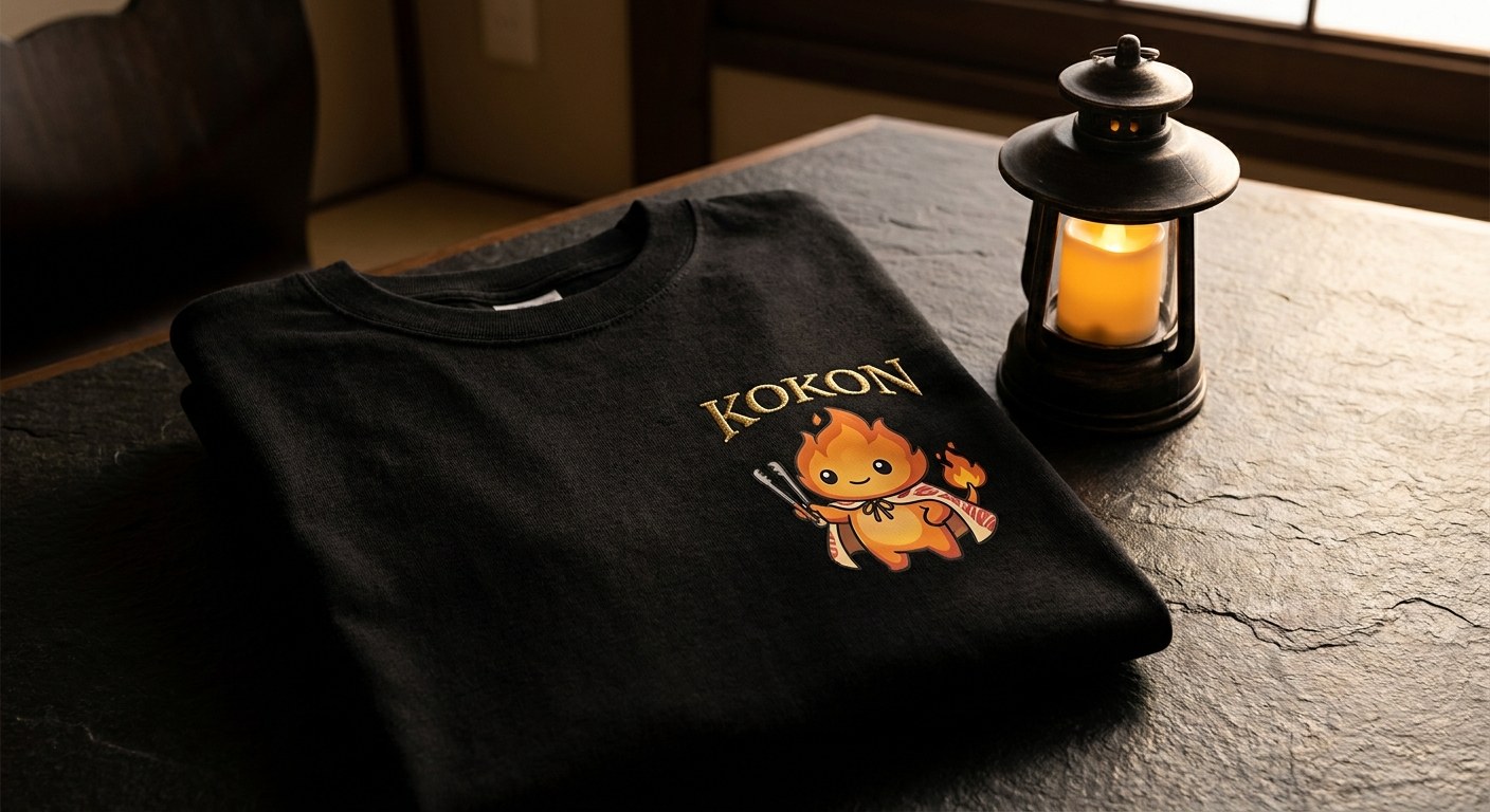 MU × KOKON Heavy Cotton Tee 着画