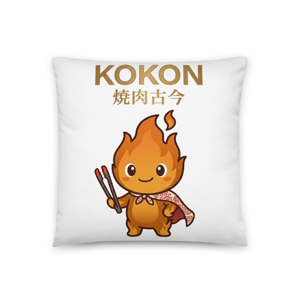 MU × KOKON Throw Pillow Cover モック