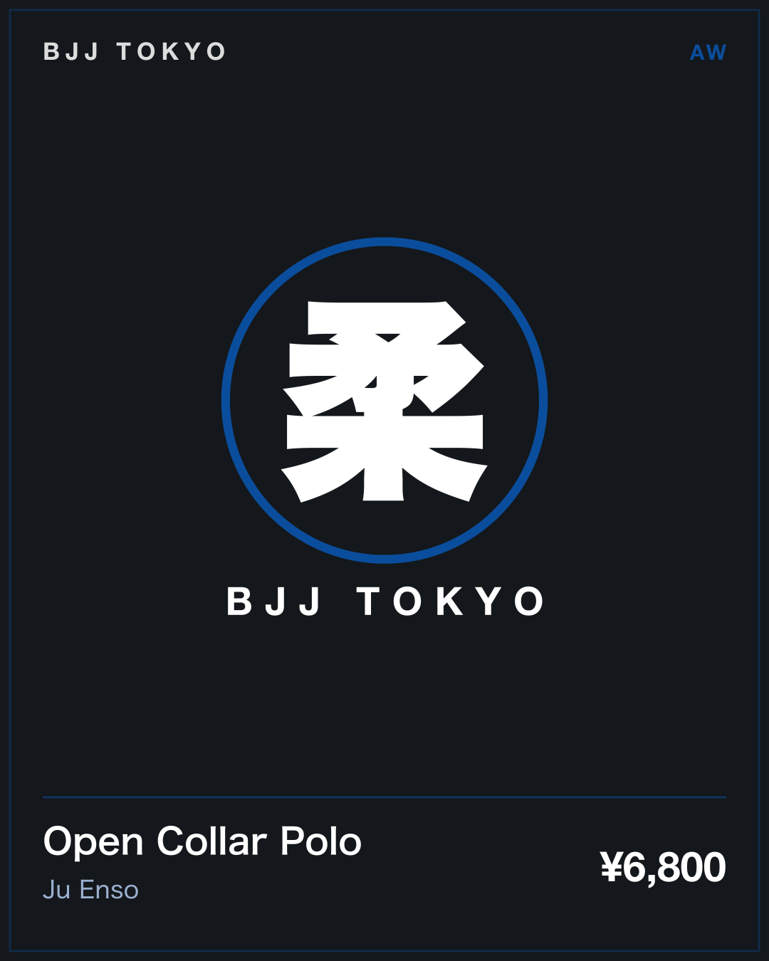 Open Collar Polo · Ju Enso