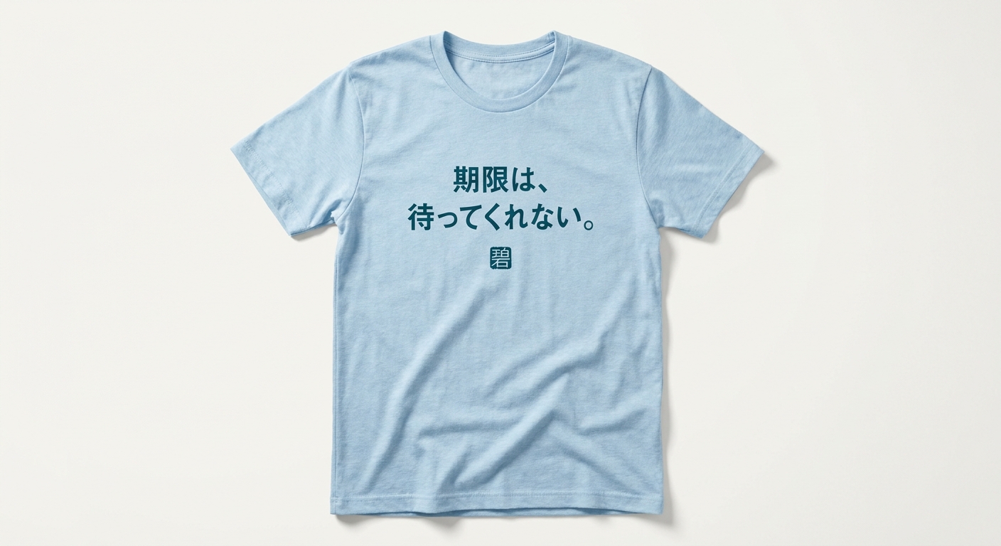 #10 · 期限は、待ってくれない。 · 水色